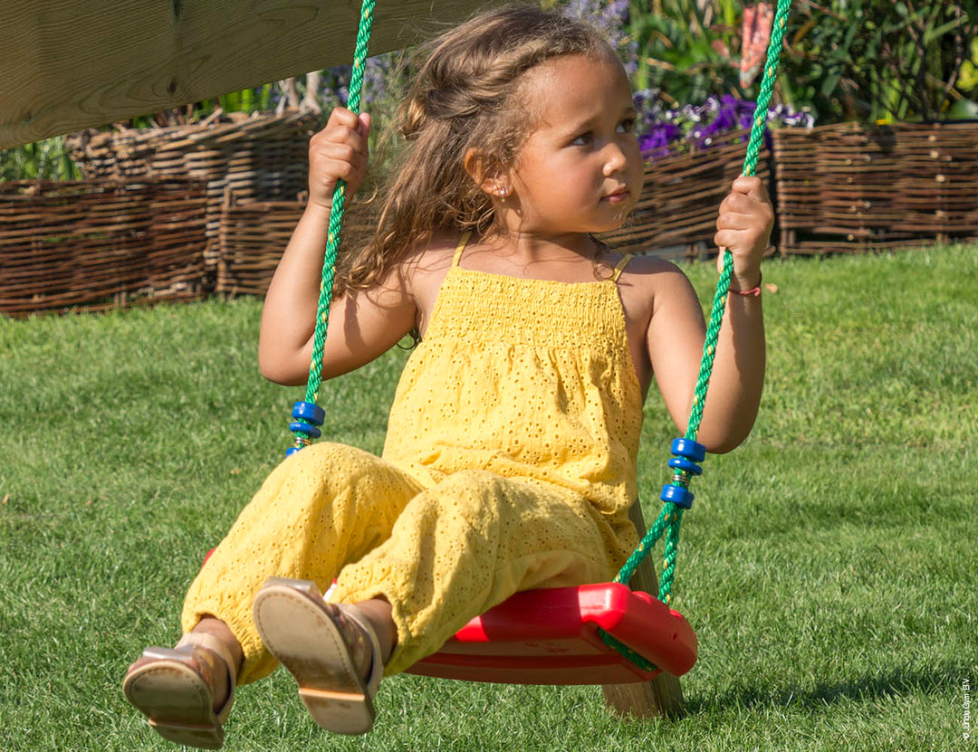 Jungle Club | Wooden climbing frame with swing & climbing net