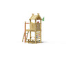 Jungle Teepee | Wooden climbing frame with fireman's pole