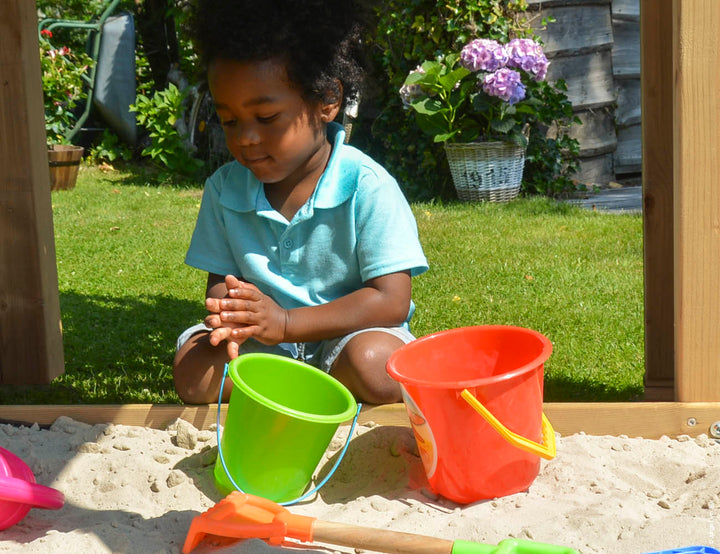 Jungle Club | Wooden climbing frame with swing & climbing net