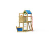 Jungle Viking | Wooden climbing frame with fireman's pole
